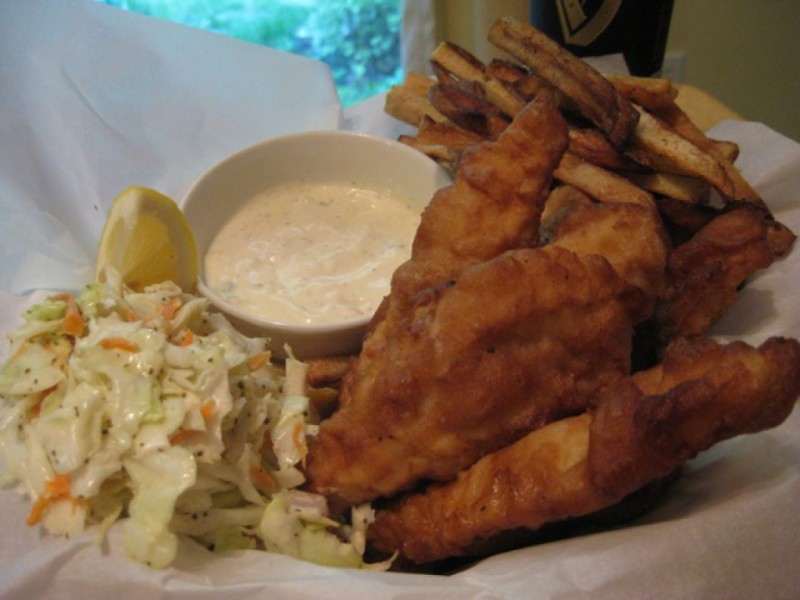 Batter Up! Beer Battered Perch and Home Made Chips | Avon ...