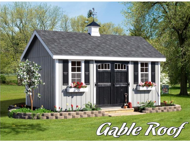 Selecting a Shed Roof for your Storage Shed: Gable vs 