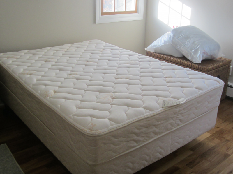 full size mattress and box spring and frame