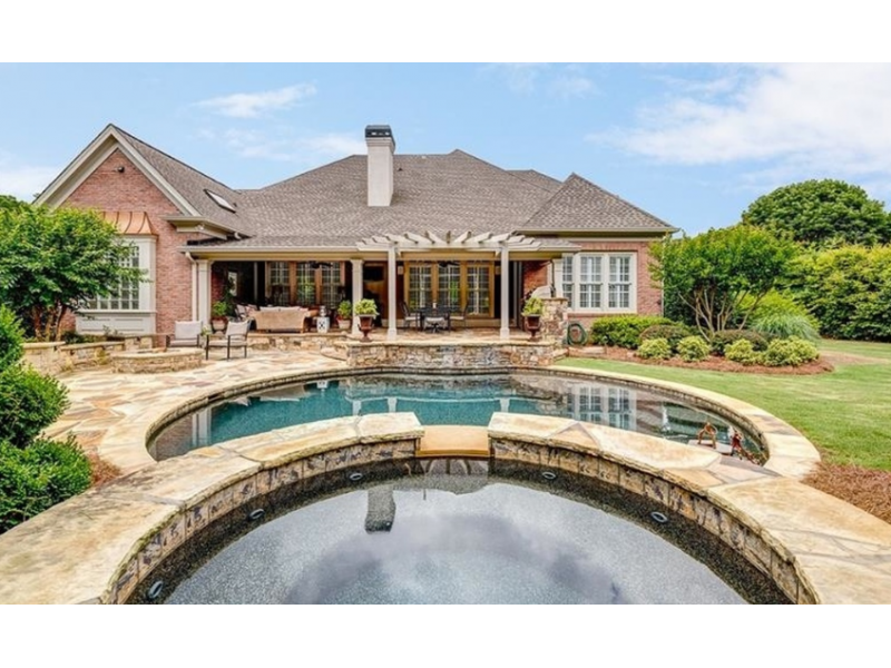 Wow House 2Story Traditional On The River Features Putting Green, Pool Johns Creek, GA Patch