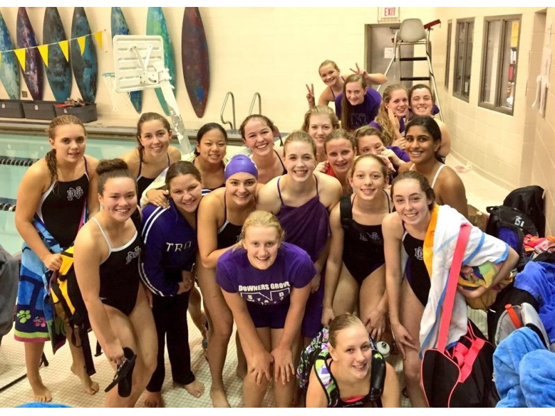 DGN Girls' Swim And Dive Team Places 6th At Neuqua Valley Invite ...