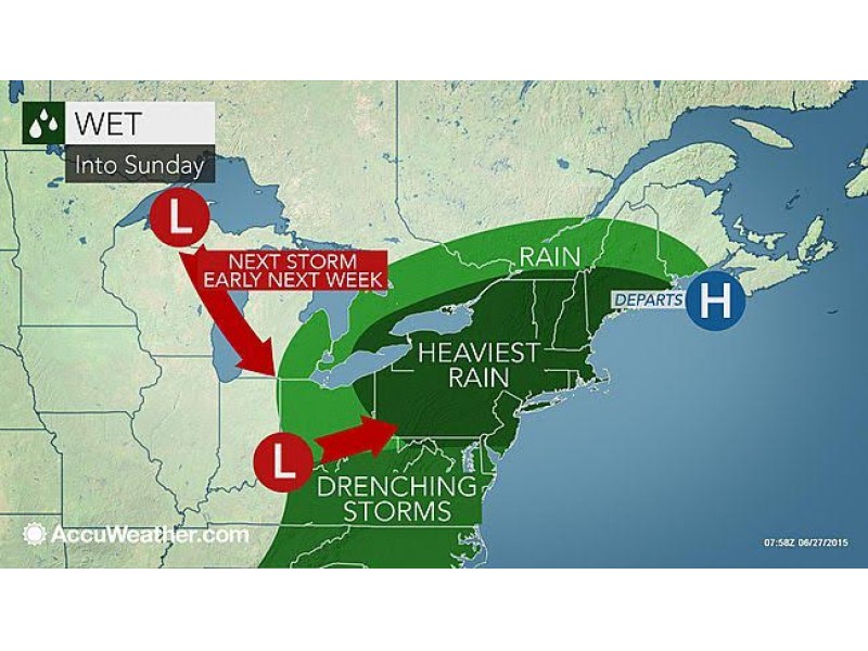 WEATHER UPDATE Heavy Rains, Thunderstorms Forecast For Connecticut