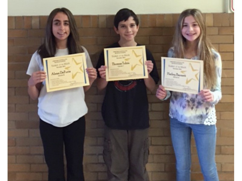 Grover Cleveland Middle School Names December Students of the Month ...