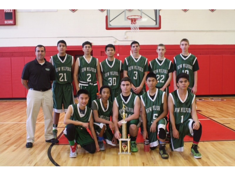 New Milford Knights Freshman Basketball Team Wins Championship