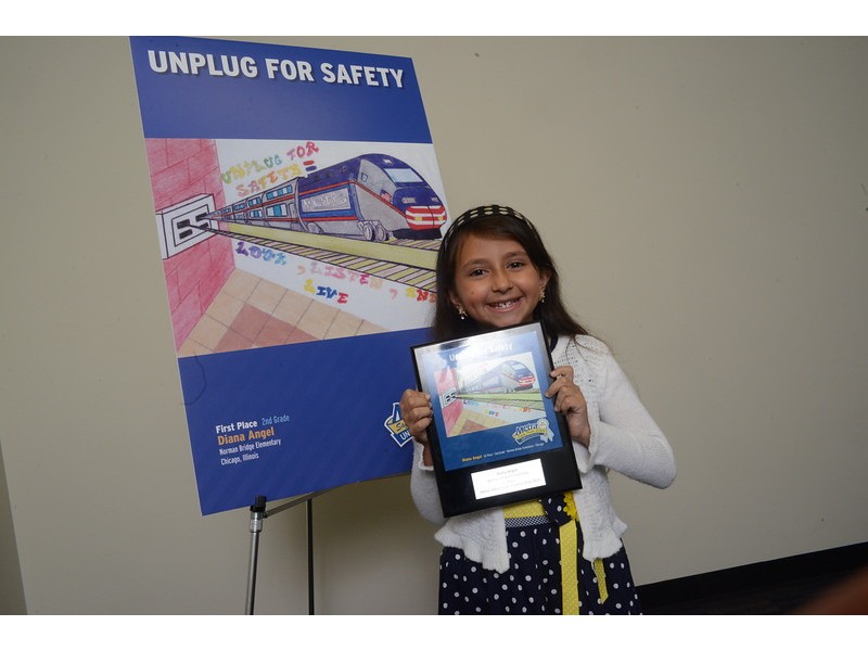 Norman Bridge Elementary School student wins Metra Safety Park Ridge