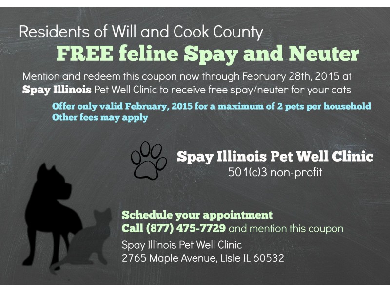 Spay and neuter coupons free