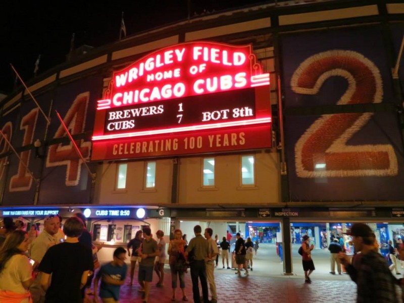 WATCH Time Lapse Video of Wrigley Field Marquee Installation Lake