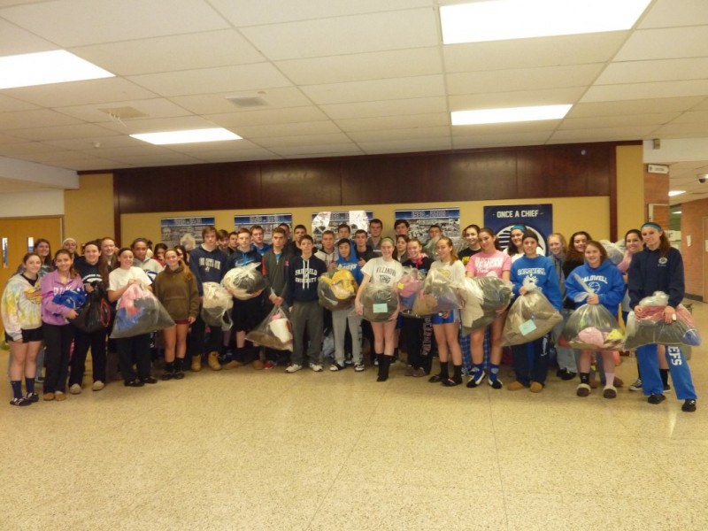 James Caldwell High School Basketball Teams Collect 170 Coats For New