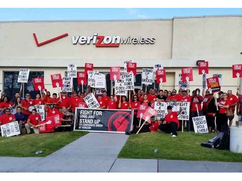 Verizon Strike Single Mother Tells CEO Why She's Striking Montclair
