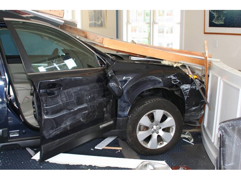 Car Crashes Into Real Estate Building Marblehead, MA Patch