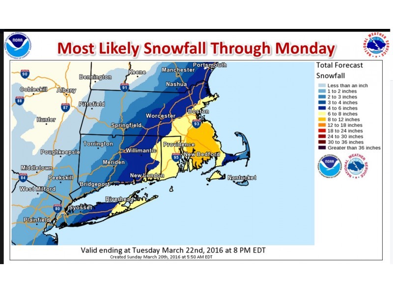 Salem's Weather Forecast Snowstorm Sunday Night into Monday Salem