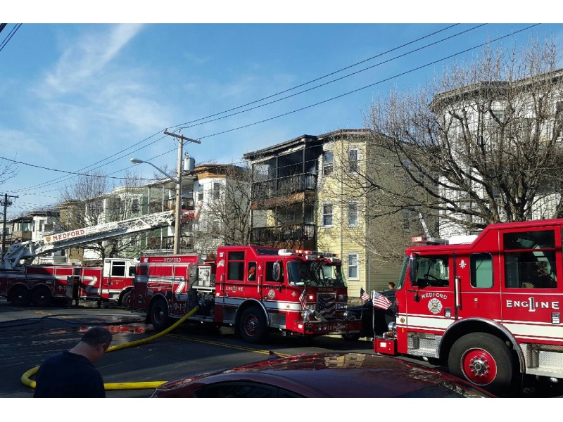 Medford Fire on Boston Ave. Knocked Down Medford, MA Patch