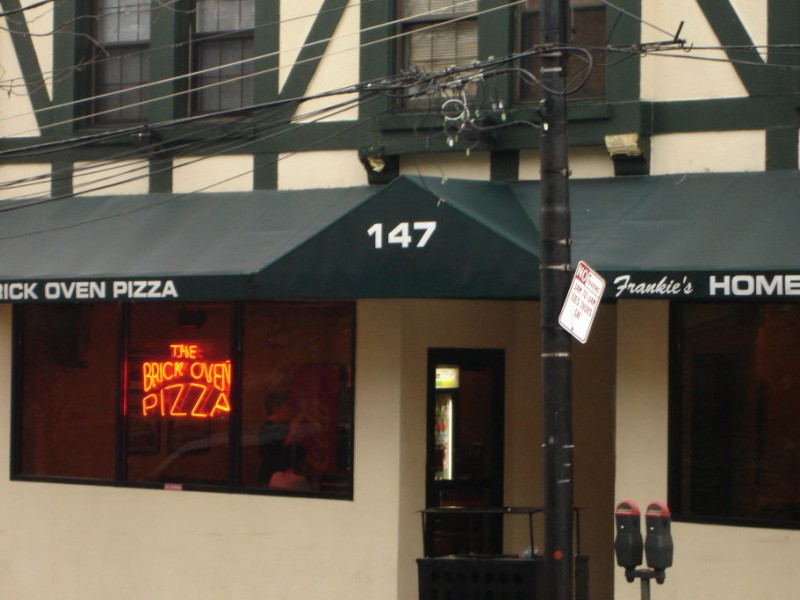 Signature Pizza Plum Tomato Pizza at The Brick Oven Pizza in Dobbs