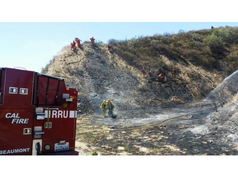 Moreno Valley Brush Fire Shuts Down 1 Lane On 60 Freeway Banning