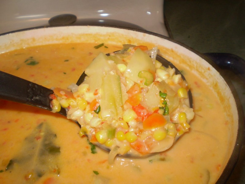 RECIPE How to Make Corn & Roasted Red Pepper Chowder Foxborough, MA Patch
