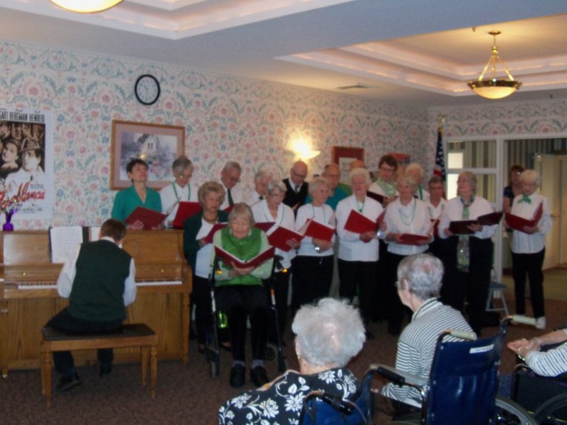 Simsbury Senior Center Choral Group, The Intonations, Perform For