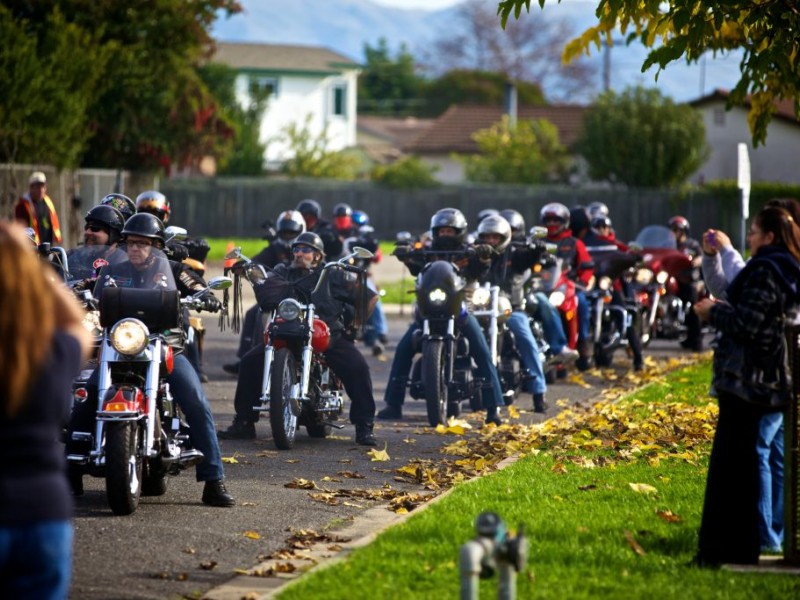 In Photos Motorcycle Clubs Unite for Charitable Toy Drive 