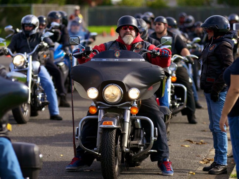 In Photos Motorcycle Clubs Unite for Charitable Toy Drive 