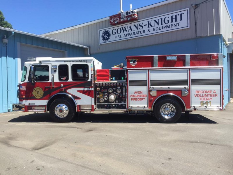 Avon Volunteer Fire Department Puts New Engine 11 Into Service Avon
