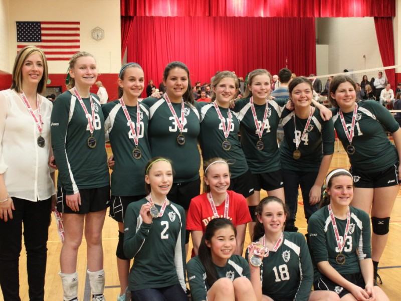 Winston Campus Junior High 7th Grade Volleyball Team Wins District 54