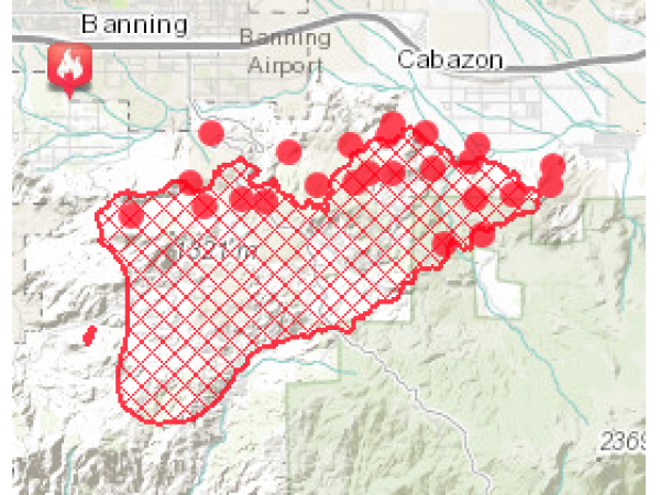 SILVER FIRE MAP: Interactive Public Info by Esri of Redlands - Redlands ...