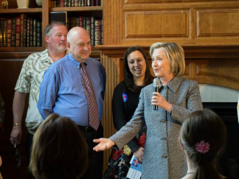 Hillary Clinton Reminisces With Park Ridge Friends Giggles Talks Hillary Clinton Reminisces With Park Ridge Friends Giggles Talks About Granddaughter