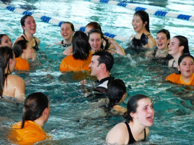 Girls Swim Team Wins Back To Back State Sectional Titles Ridgewood