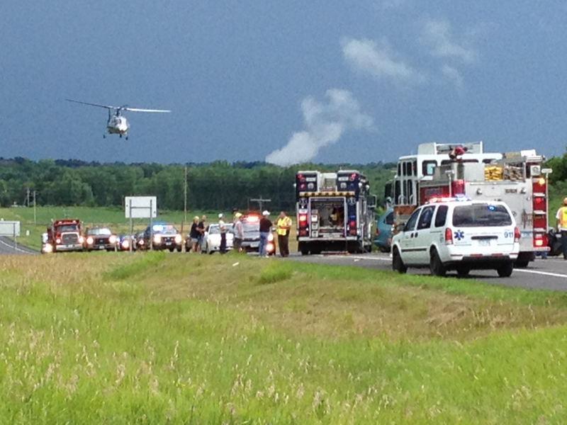 UPDATE At Least Five People Injured in Thursday's Crash South of