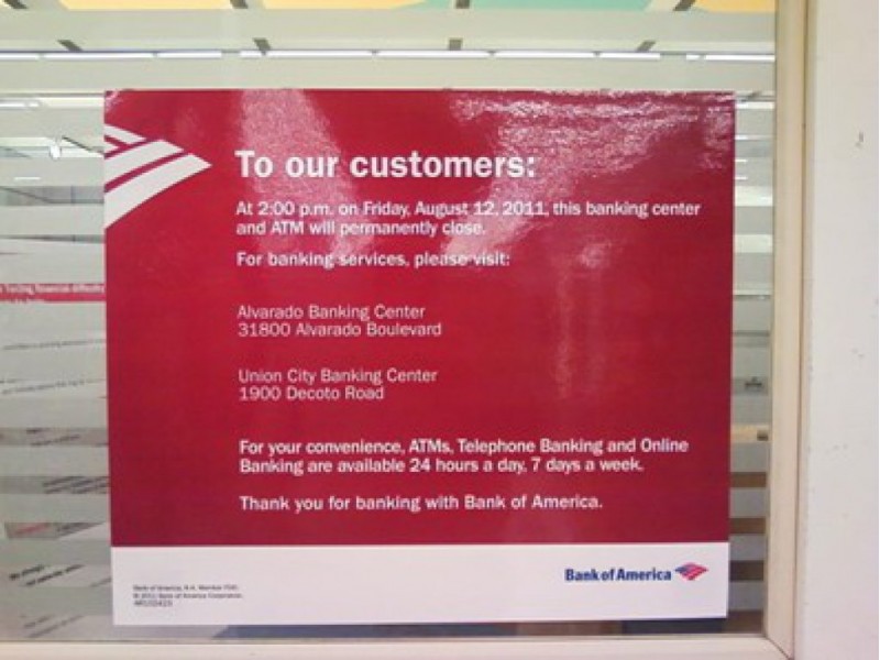 Bank of America Closes Lucky Supermarket Location Union City, CA Patch