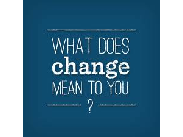 What Does Change Mean