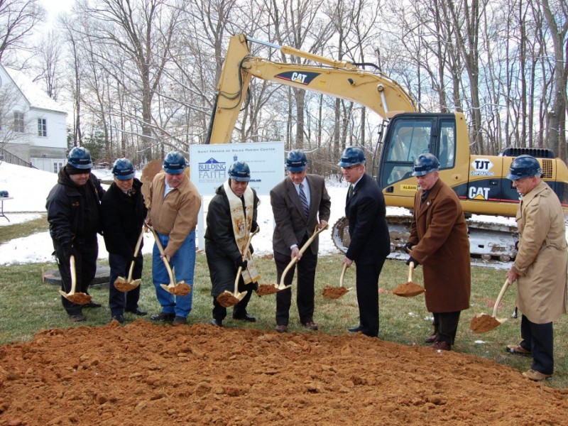 Groundbreaking at St. Francis de Sales Church in Purcellville ...