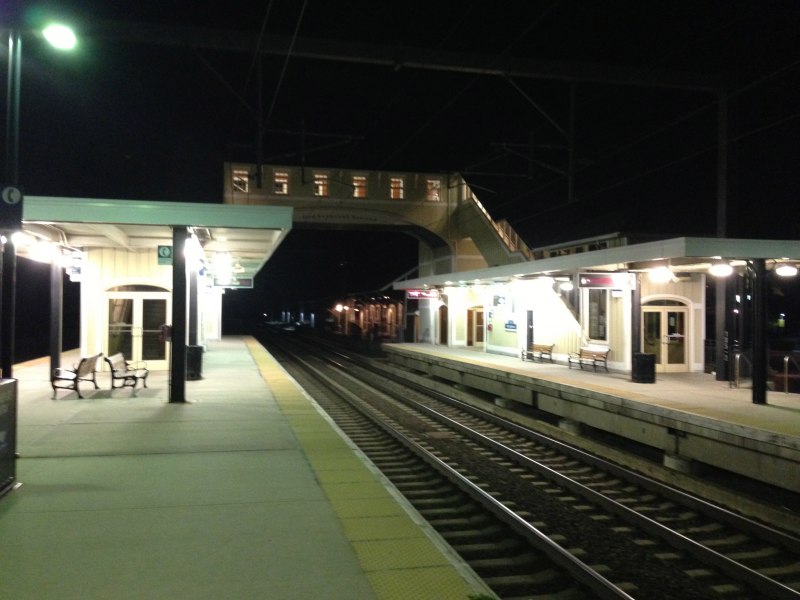 Old Saybrook Train Station Lights Up the Night Montville, CT Patch
