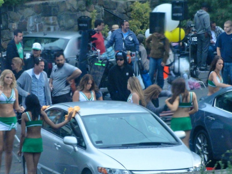 Updated Grown Ups 2 Cheerleader Car Wash Scene in Marblehead