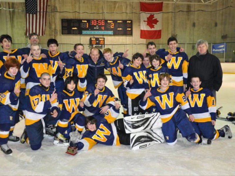 wissahickon middle school ice hockey team wins the a