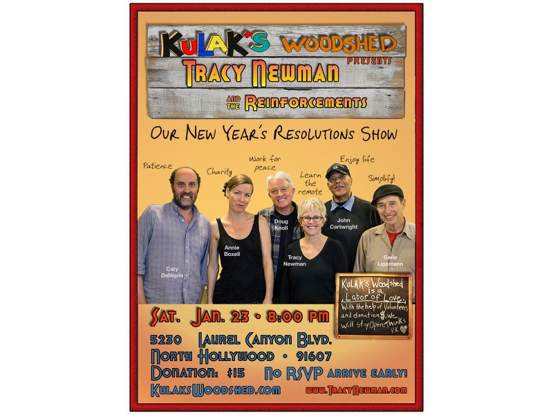 Tracy Newman and the Reinforcements return to Kulak's 