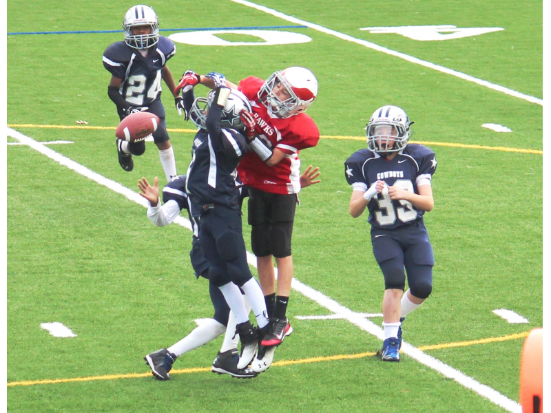 Milford Youth Football 6th Grade Team loses a tough one to the