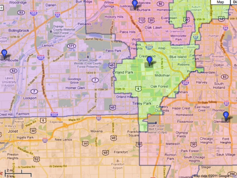 New Congressional Map Shifts Romeoville from 13th Congressional ...