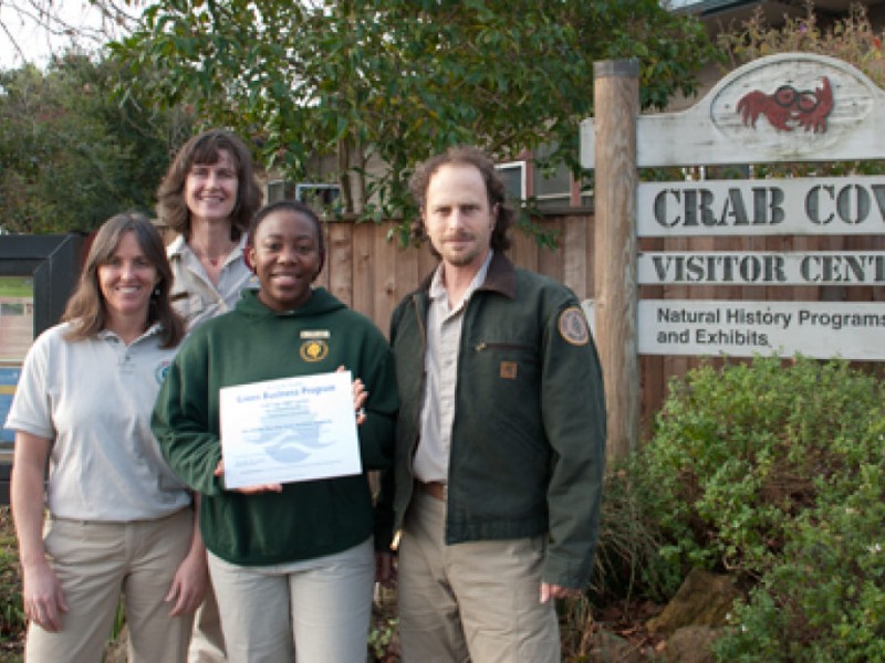 Crab Cove Visitor Center Designated a Bay Area Green Business Alameda