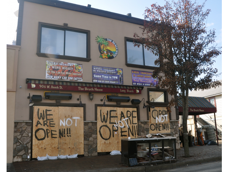 Hurricane Sandy Photos in Long Beach Then and Now Long
