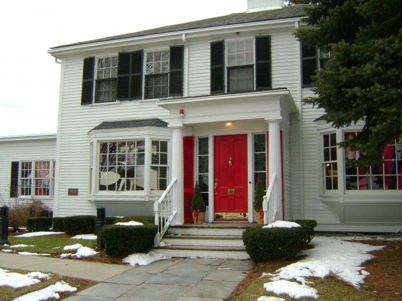 Why The Little With Bright Red Door Came To Hingham Why The Little With Bright Red Door Came To Hingham Ma Patch
