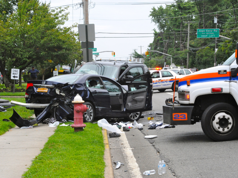 ThreeCar Accident on Old Country Road Sunday Mineola, NY Patch