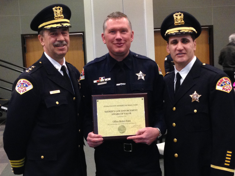 Park Ridge Officer Receives Cook County Award of Valor - Park Ridge, IL ...