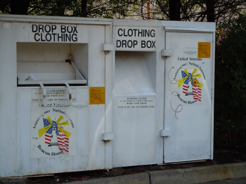 The Great Clothing Drop Box Hunt West Islip, NY Patch