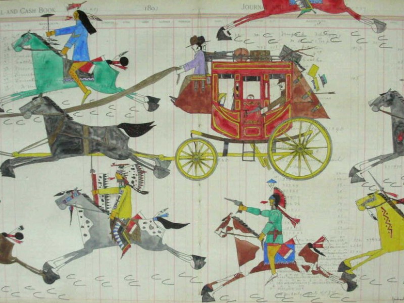 Lecture Native American Ledger Art with Michael Horse Albany, CA Patch