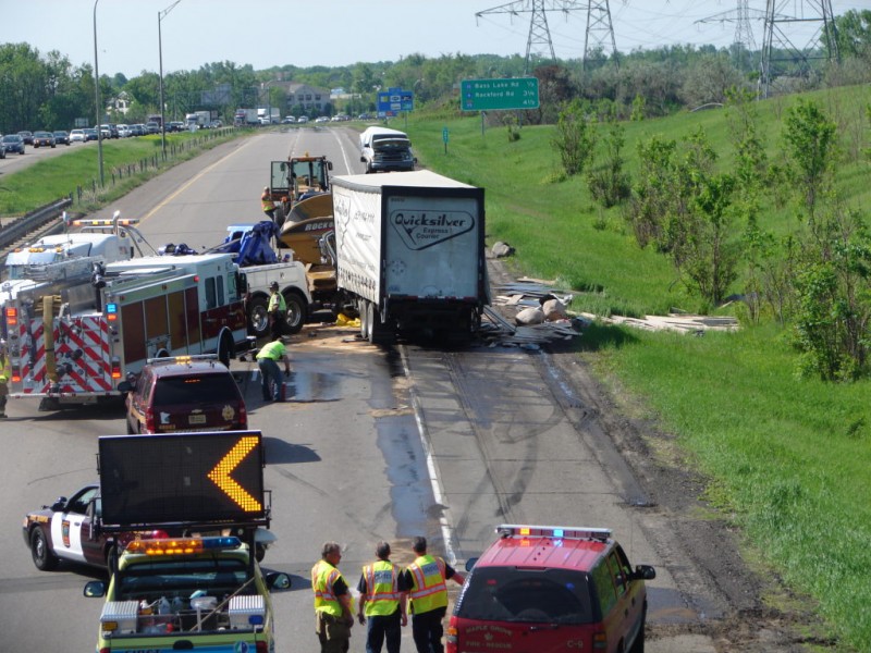 Accident on Interstate 494 in Maple Grove Causes Traffic Backup