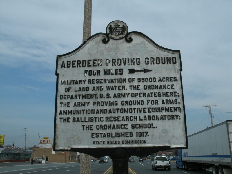 SIGN Aberdeen Proving Ground Aberdeen, MD Patch