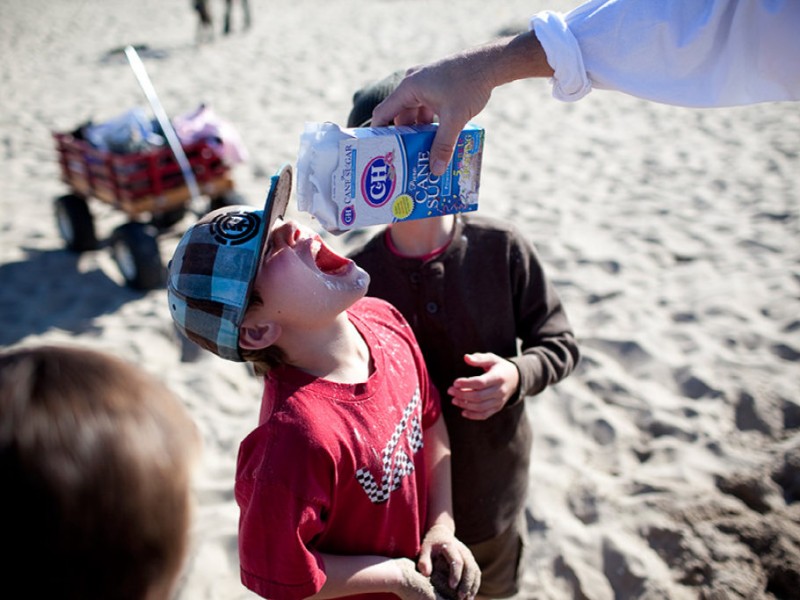 Photos: Sand Snowmen Come to Life in Hermosa | Hermosa Beach, CA Patch