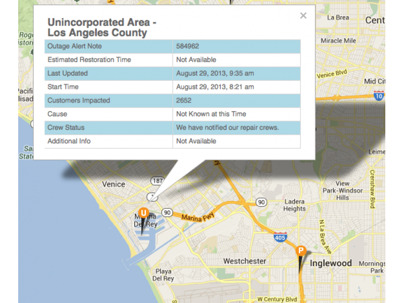 UPDATE Power Restored to Most After Marina del Rey, Venice Outage