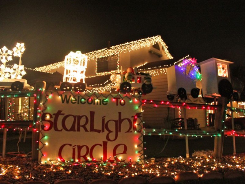 Starlight Circle Lighting Up Christmas Santee, CA Patch
