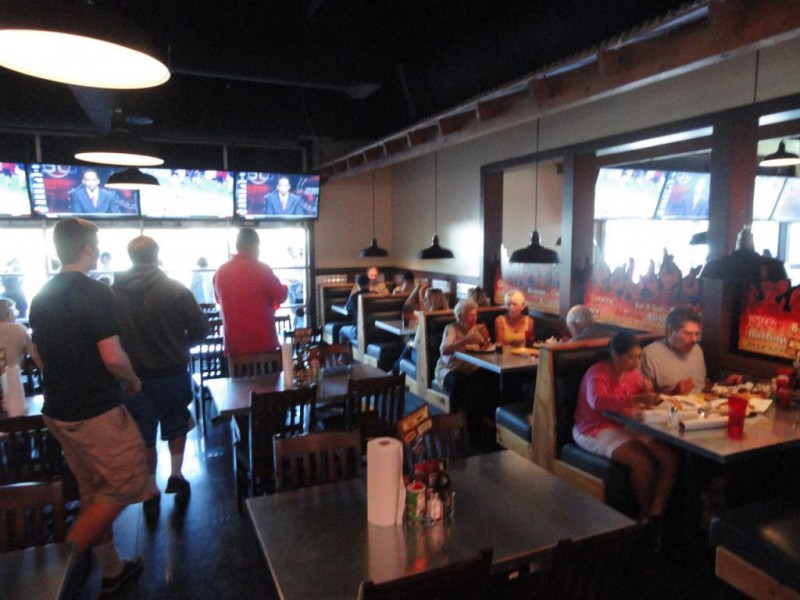 Photos Santee Phil's BBQ Opens With Line Around the Building Santee